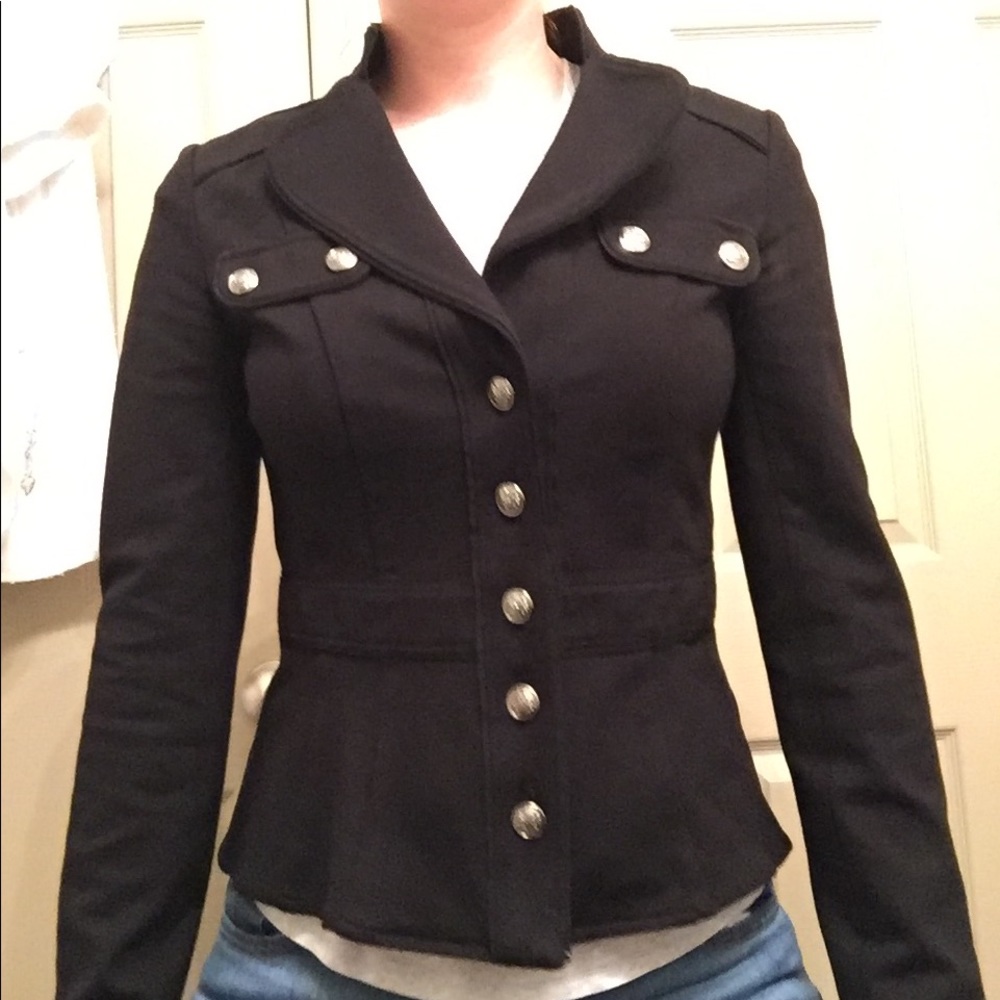 White House Black Market - Black Jacket - SIZE 2